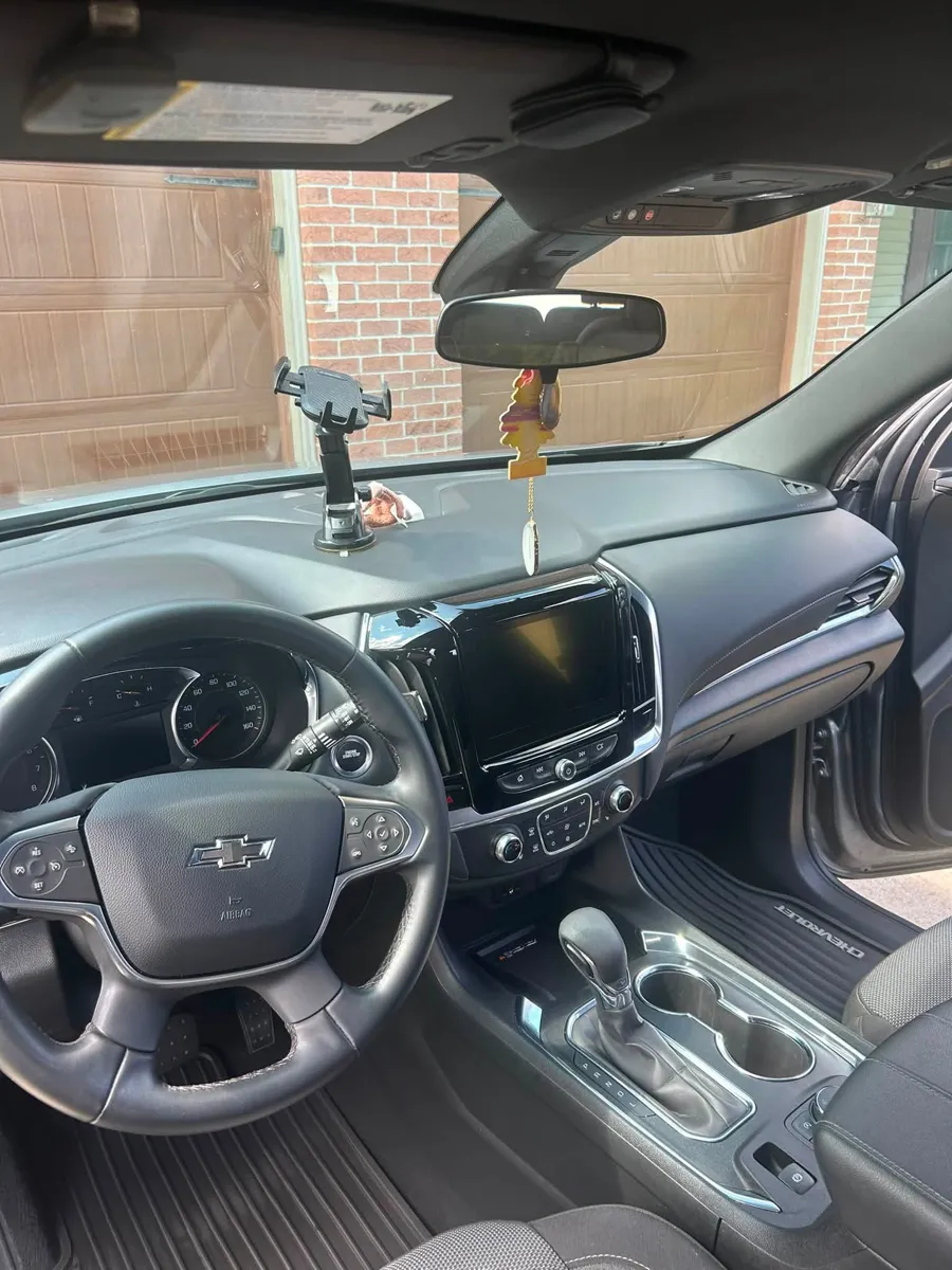 Chevy dash and steering wheel after detailing