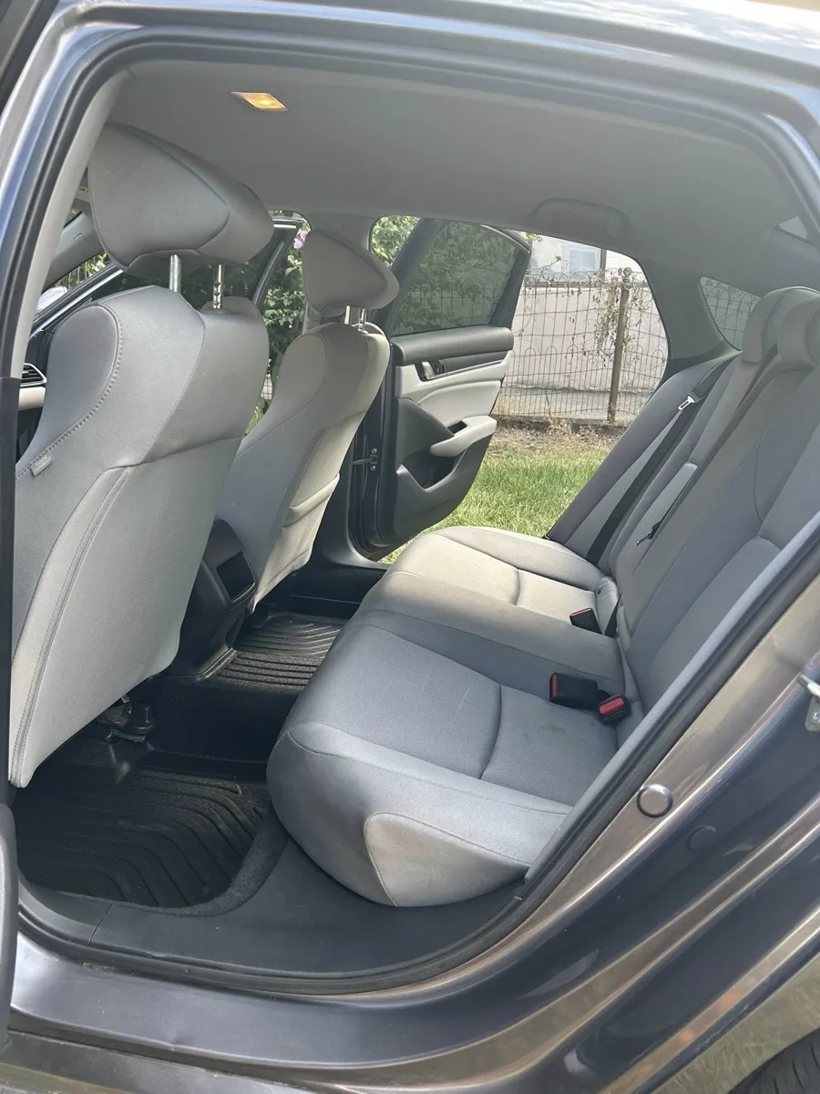 Honda Accord rear seats after an interior detail